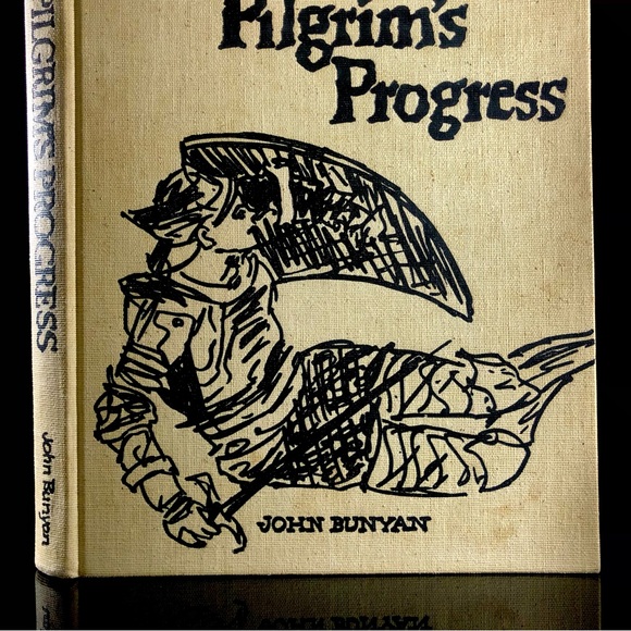 The Pilgrim’s Progress Book John Bunyan Hardcover 1972 Kingsport Press Large - Picture 8 of 16